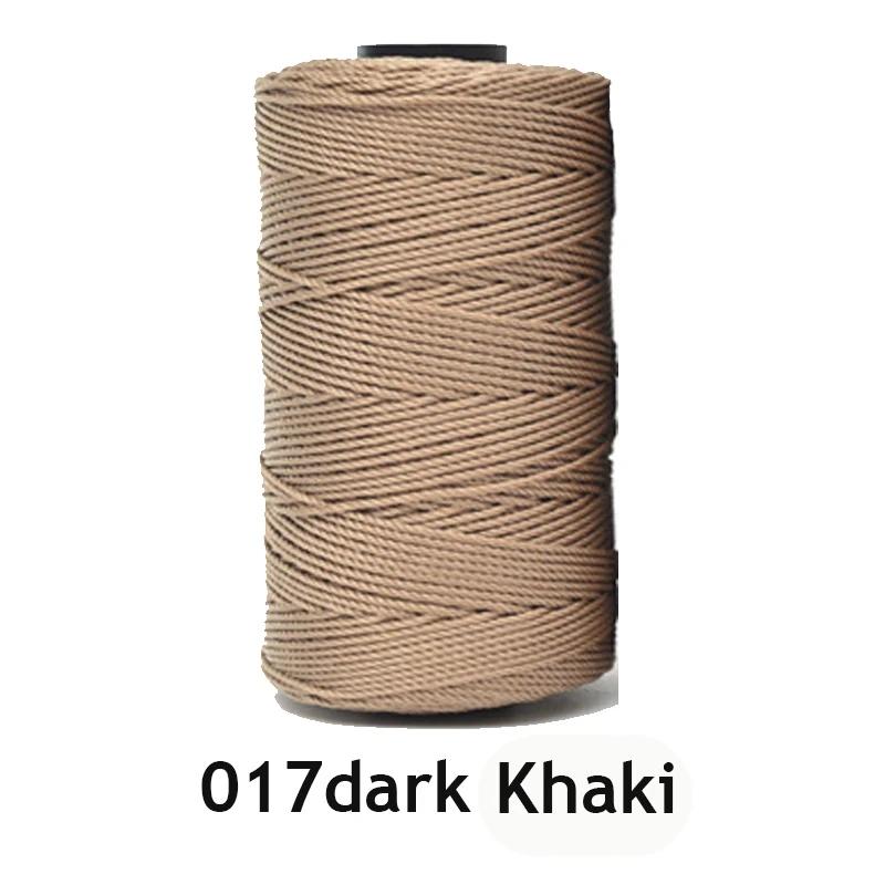 1.5mm 200m Summer Light Ice Cotton Silk Thread Crochet Yarn For DIY Crafts Bag Hat Shoes Polypropylene Yarn Crochet Thread Cord