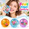 Sensory Fidget Ball Quick-rebound Squeeze Toy Round TPR Fidget Toy  Desktop Gift