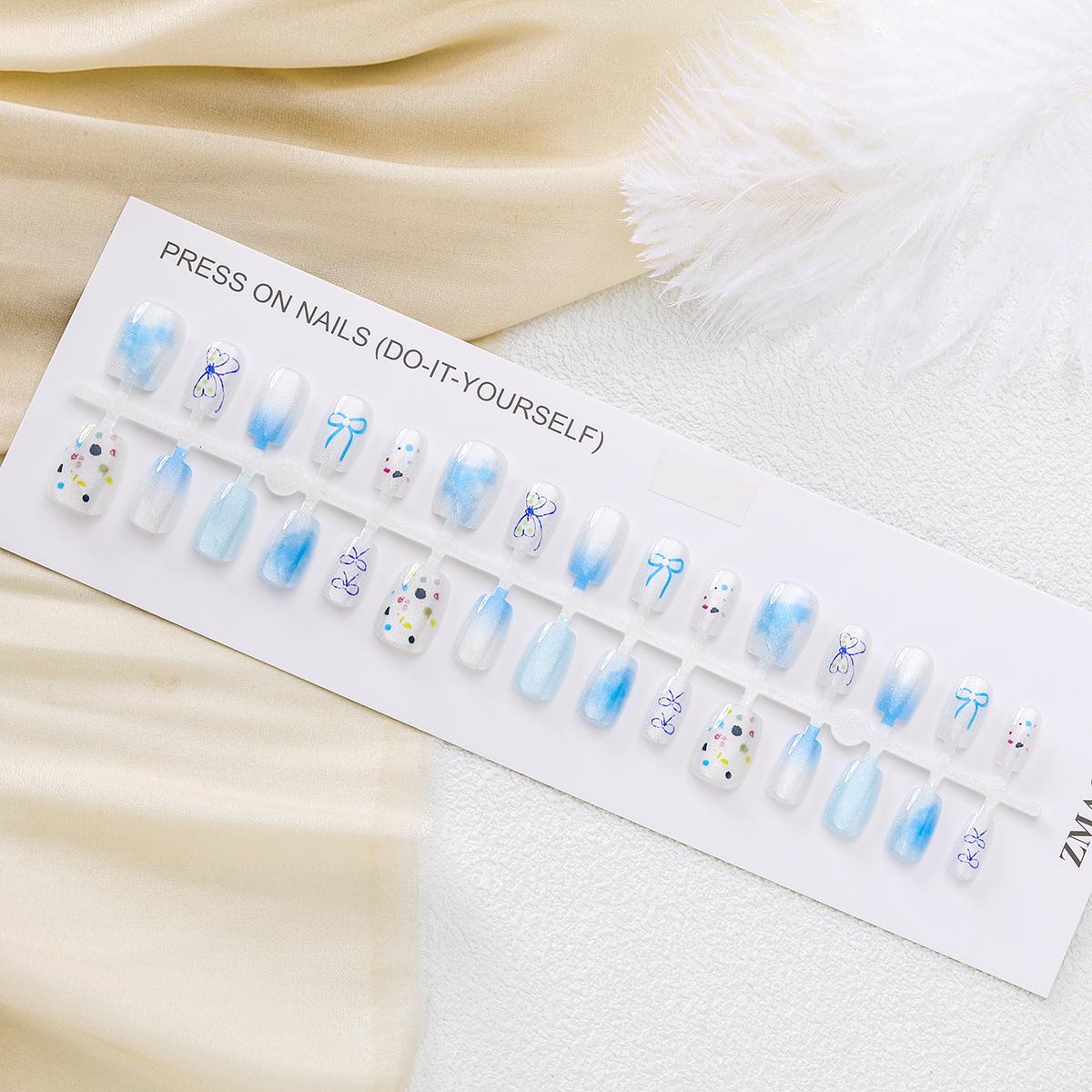 

[30 шт. в упаковке] Милые наклейки для лака для ногтей с изображением кошачьего глаза - Полная коллекция