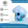 3C Certified Children's Helmet with Safety Features, Breathable Lining, HD Lens, and Lightweight Design