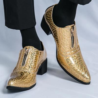 British Gentleman New Men's Charm Pointed Mirror Leather Casual Shoes Designer Formal Wedding Prom Dress Homecoming Footwear