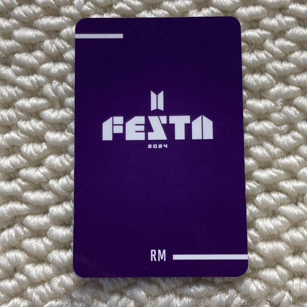 [USED] BTS FC RM FESTA 2024 ARMY ZONE Trading Card
