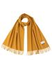 SHIPS Any Cashmere Check/Solid Single Stole for Men, 718380069, Camel, One Size