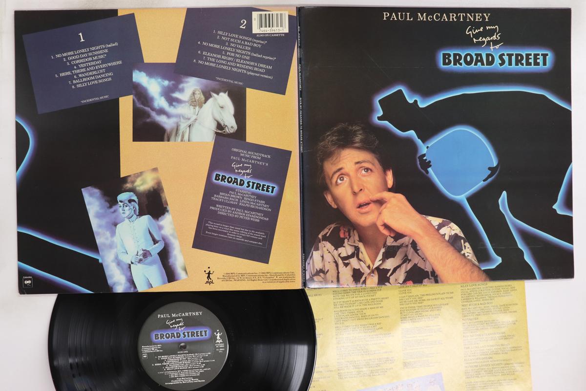 

LP Record PAUL MCCARTNEY - Give My Regards To Broad Street SC39613 MPL 1984 US Rock Used
