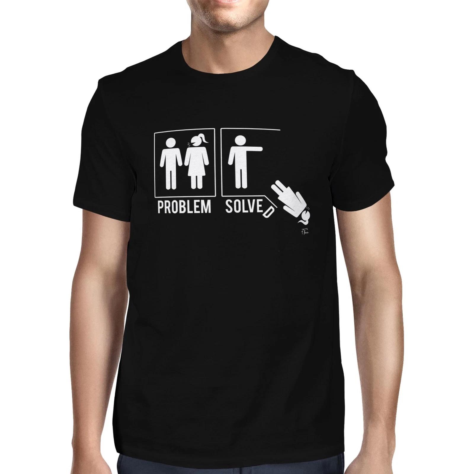 1Tee Mens Problem Solved Gender T-Shirt XXXXL