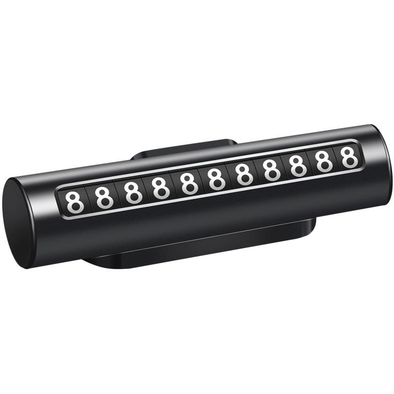 Temporary Hidden Roller Parking Number Plate for Cars