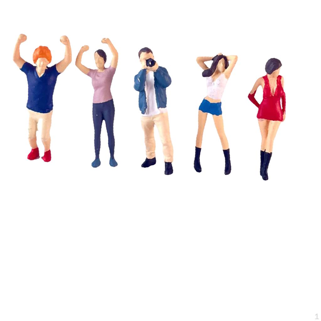 Skala 1/64 Miniaturowe figurki ludzi Ozdoba Ogród wróżek Fotografia Rekwizyty Kolekcjonerskie Układ