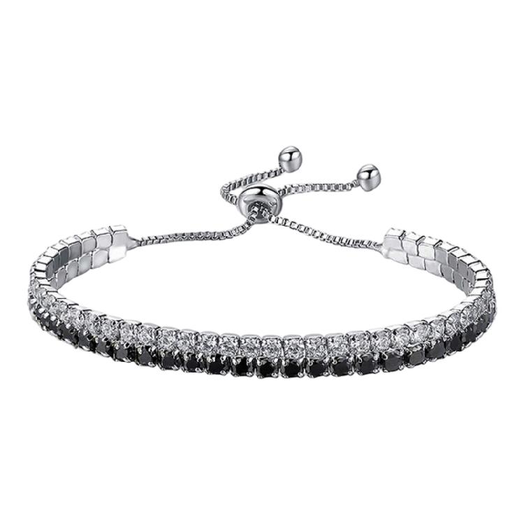 Elegant Zircon Bracelet Simple Bracelet Double Layer Fashionable Jewelry Perfect for Easy Adjustment and Versatile Wear