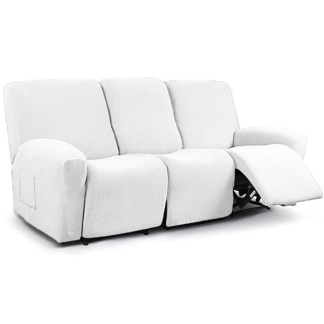 Polar Fleece Recliner Chair Covers Armchair Lazy Boy Recliner Sofa Covers Anti-Slip Home Decoration Recliner Chair Covers 3 Seat