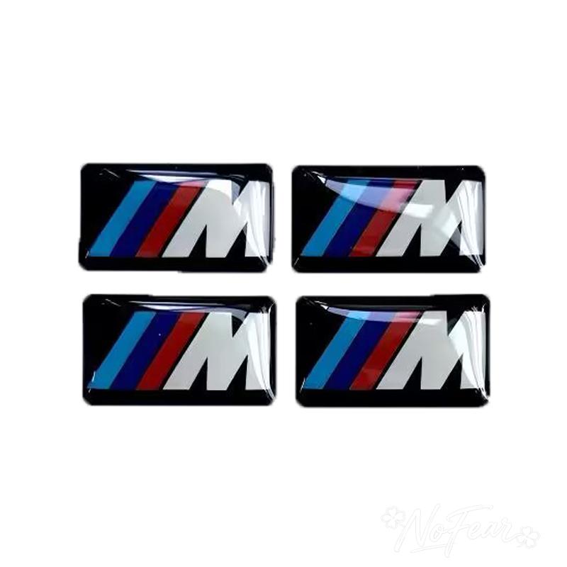 16/17/18/19mm Car Random Badge Sticker Sticker Car Steering Wheel Hub Caps Center For BMW M M3 G20 E36 E34 X6 G20 G30 X3 M5 M6