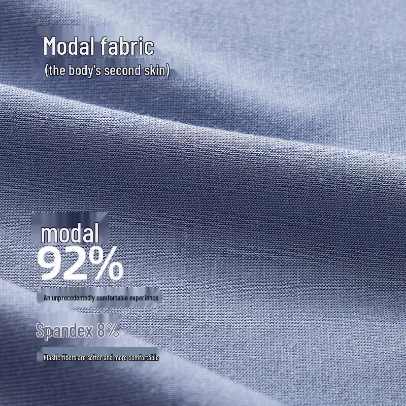 LangSha Men's Modal Boxer Briefs 3-Pack