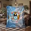 Coperta in Flanella con Stampa Coventry City Calcio Morbida Calda Coperta da Divano Letto per Casa Ufficio Camera da Letto