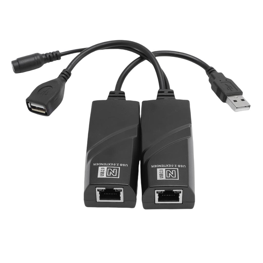 USB Extender 100m Transfer Distance Stable CAT5 CAT5E CAT6 Network Cable Connection USB to Ethernet Adapter EU Plug