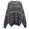 Yves Saint Laurent 90s Old Fair Isle Pattern Long Sleeve Sweater L Knit Men's Used