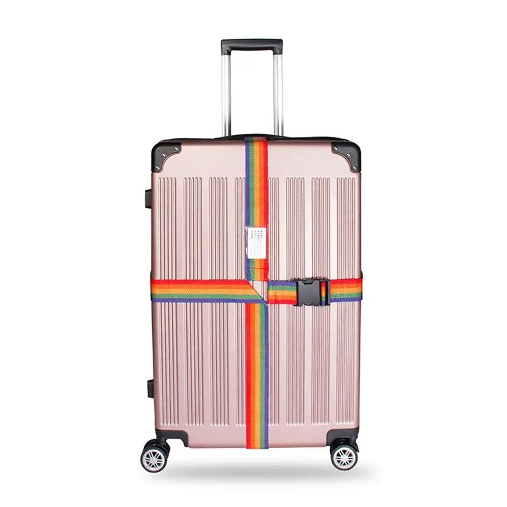 Ремни для багажа с перекрестными ремнями, упаковочная лента, крепление для тележек, ремень с пряжкой для чемоданов