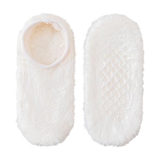 Winter Floor Socks Men Women Warm Plush Home Slipper Socks with Grips Low Cut Anti-Slip Ankle Socks for Indoor Living Room Bedroom