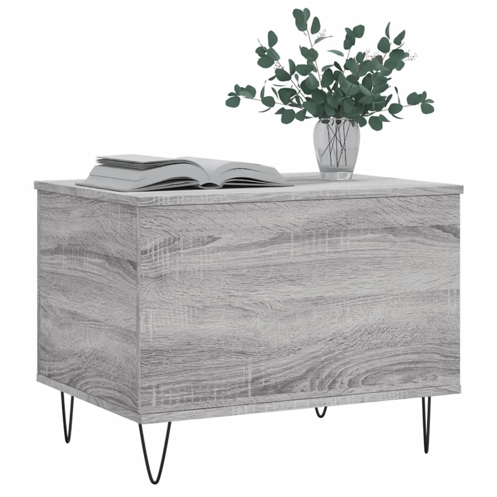Grey Sonoma Coffee Table 60 X 44.5 X 45 Cm Particleboard