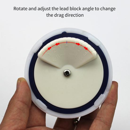 Plastic Dipsy Diver Directional Round Shape Adjustable Angle Disc Dipsey Diver Angling Accessories