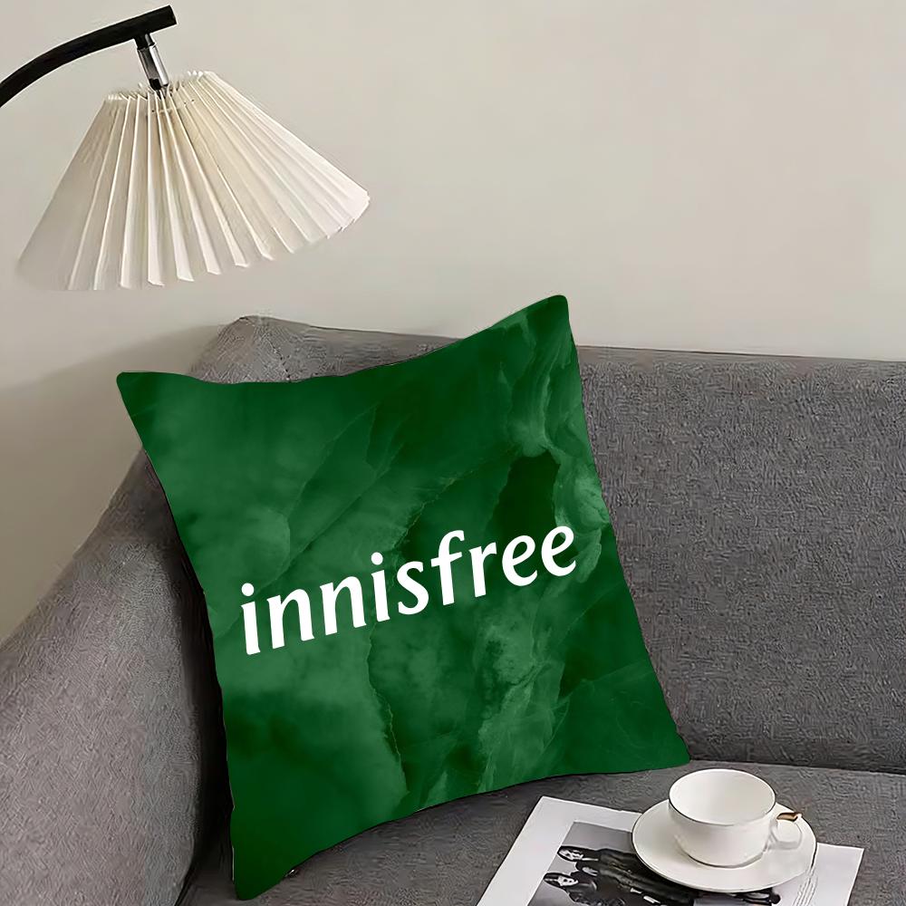 Fashion LInnisfrees Cushion Cover Elegant Comfort Pillowcase Sofa Bed Doublesided Printed Invisible Zipper Home Decor