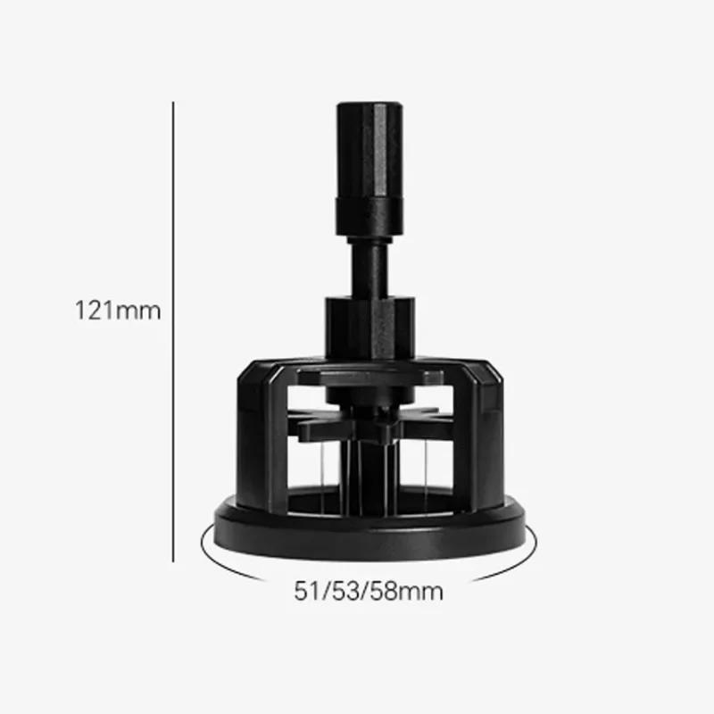 Rotary Needle Powder Distributor 51/53/58mm Magnetic Coffee Tamper Needle Coffee Powder Disperser Anti-slip Loose Powder Needle