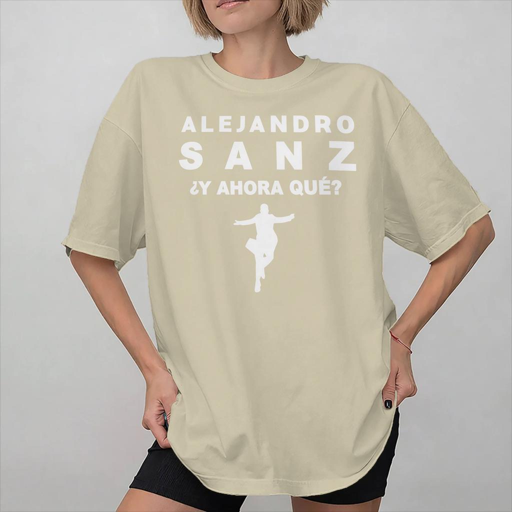 Unisexs Womens Alejandro Sanz 2026 Concert T Shirt 100 Cotton Graphic Printing TShirt Clothing Outfits