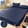8 Colors, 9 Sizes Waterproof Bedsheet Comfortable Fitted Sheets for All Seasons Perfect for King Beds Soft Bedding Smooth Texture Mattress Protector