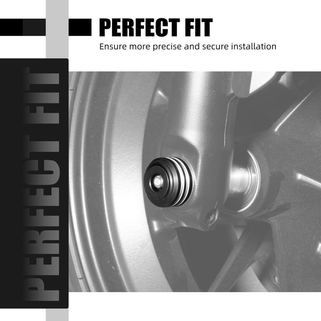 Motorcycle Front Wheel Axle Nut Caps for Harley RH1250S Sportster S 2022-2024 RA1250 Pan America 1250 21-23 Front Axle Sliders