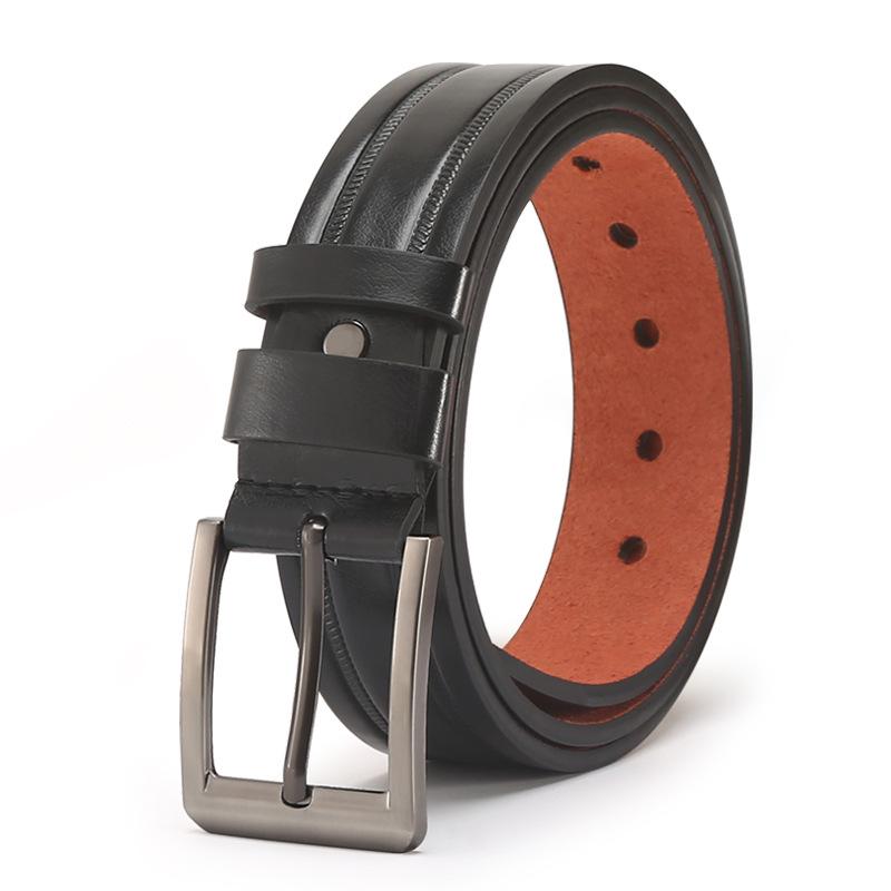 European & American Casual Men's PU Leather Pin Buckle Belt