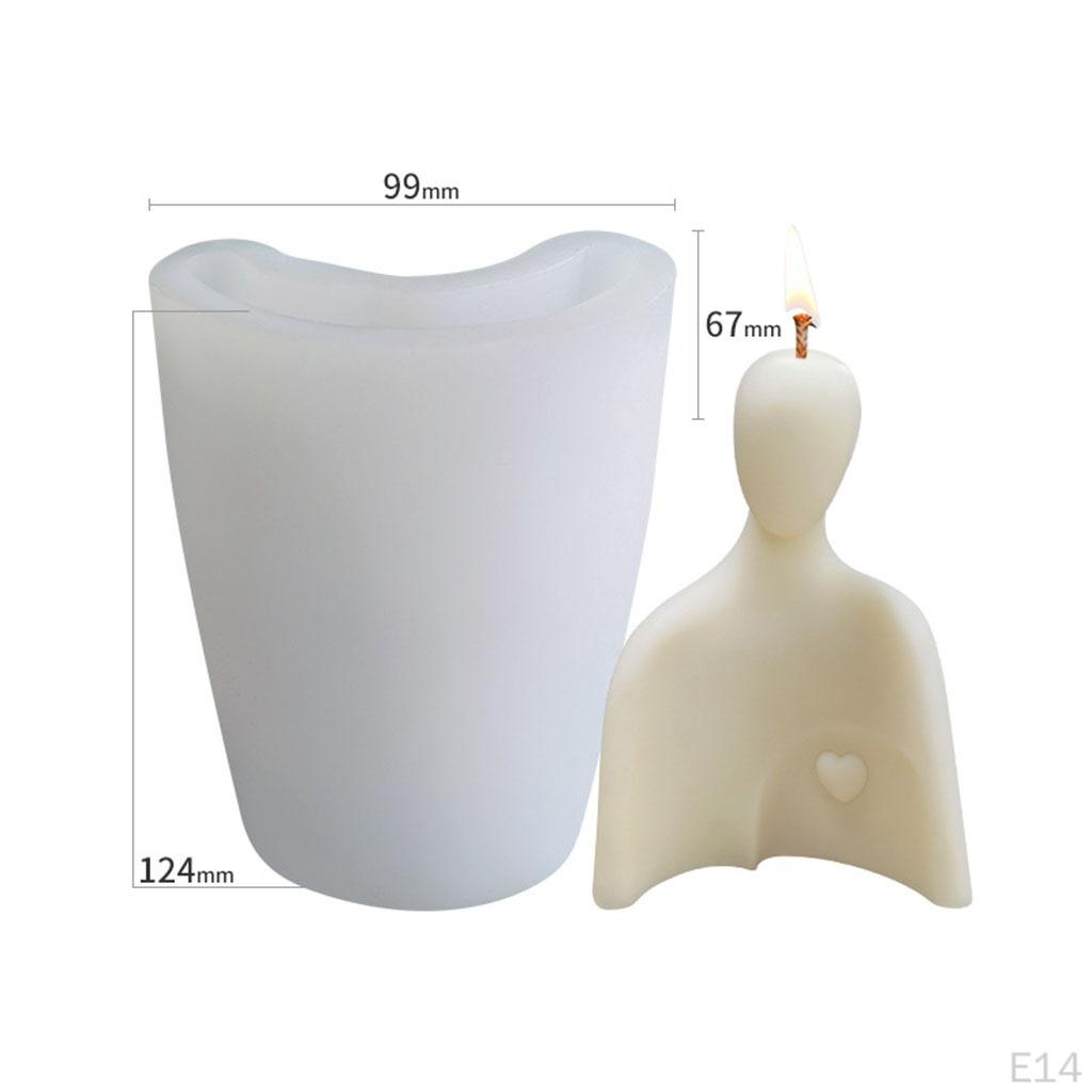 Für Handgemachte Kerzen Dekoriert Wachsschmelzformen Epoxidharz Gips Silikon Beton