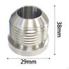Male Billet Stainless Steel Weld on Fitting Mounting Hardware Replaces Professional Assembly