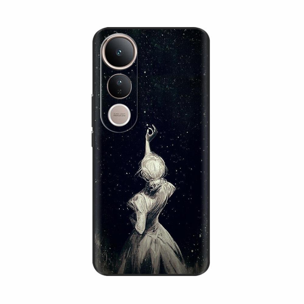 Fundas For Vivo V50 Lite 5G Popular Flowers Cartoon Soft Silicone Phone Back Cover For Vivo V50 V50 Lite 5G 4G Shell Casing Capa