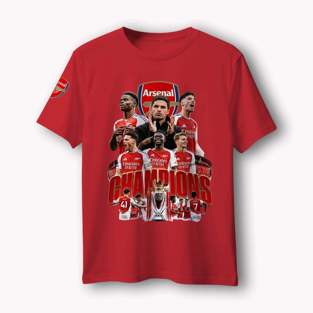 Arsenal Fußball Fan Shirt - Champions Edition 2026 T-Shirt Sommer Neu Heiß Herren Damen Street Wear Y2K Oversized Unisex T-Shirt