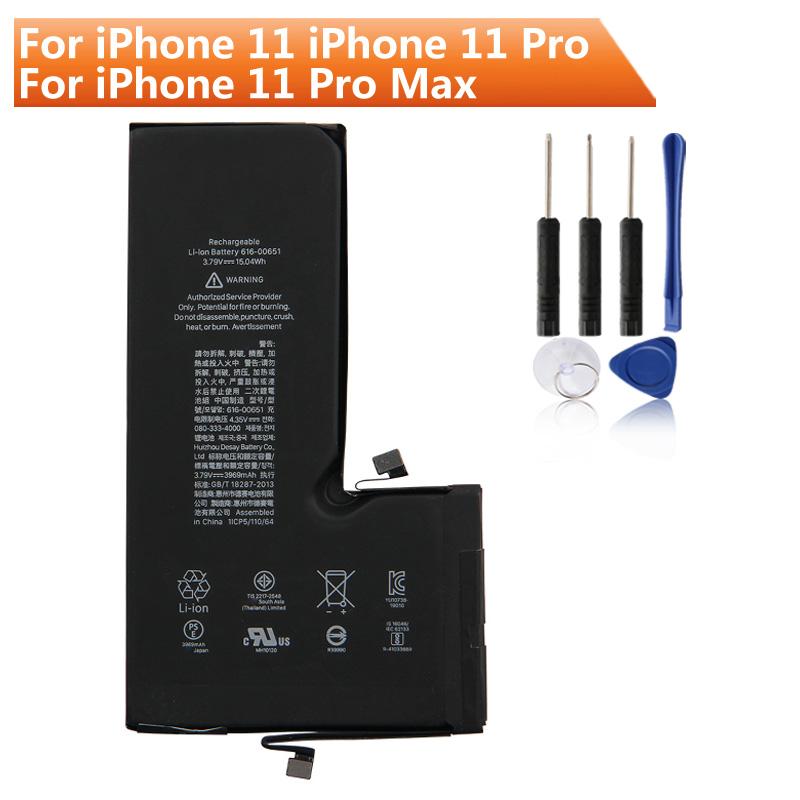 

Сменный аккумулятор для iPhone 11, iPhone 11 Pro, iPhone 11 Pro Max, аккумулятор + инструменты For iPhone 11
