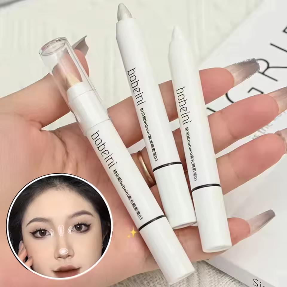 Pearlescent Matte Eyeshadow Stick White Eyeliner Lying Silkworm Highlighter Brightening Lasting Eye Makeup