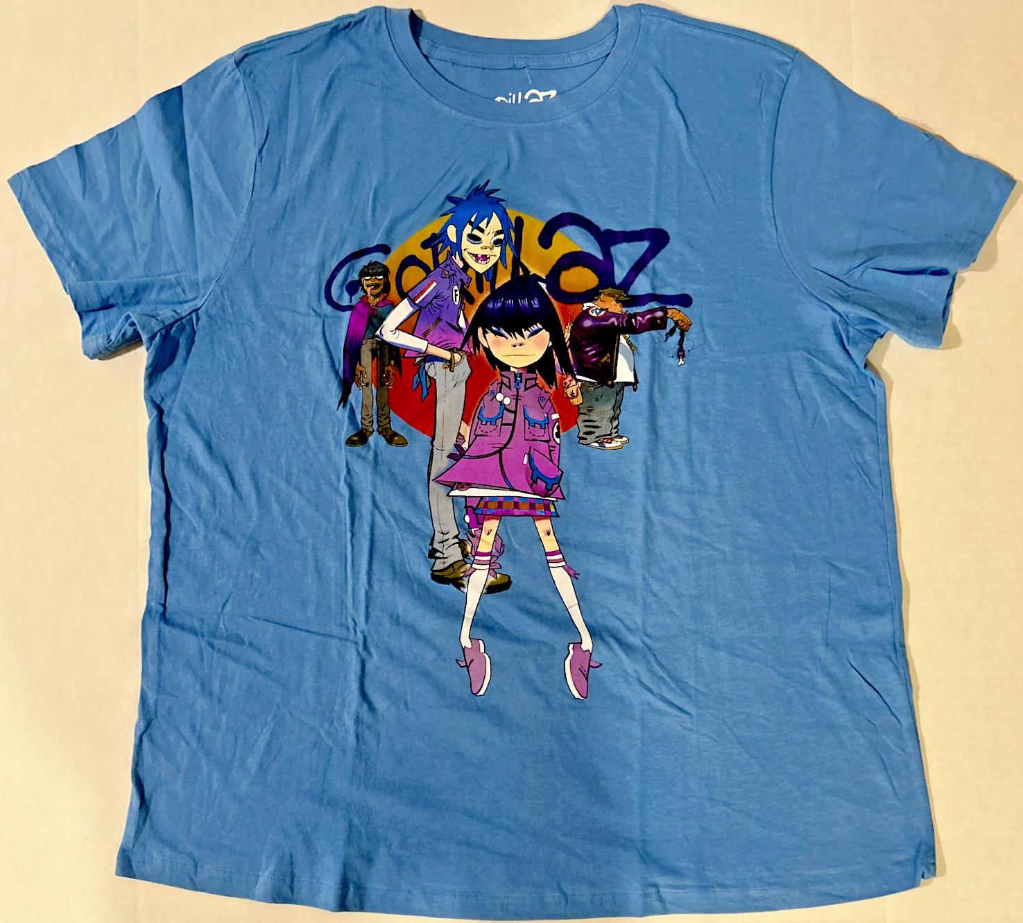 26 Band Gorillaz Graphic Logo Official Cotton Tee Shirt New Unisex T-Shirt M