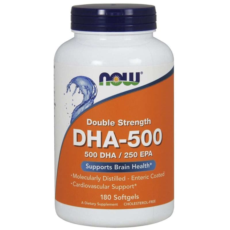 

Now Foods DHA 500, 180 Capsules