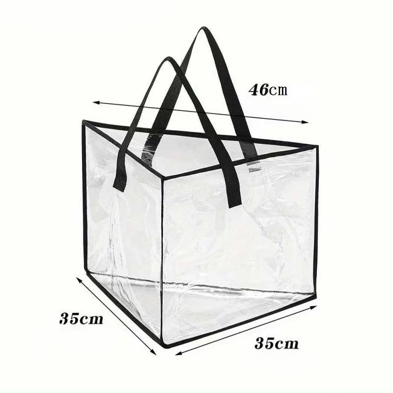 Triangle Space Save Hanger Organizer with Handle Rack Waterproof Portable Storage Bag for Convenient Closet Clothes Organizer
