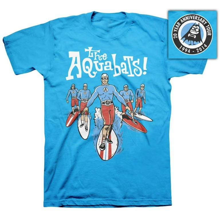 The Aquabats Band Tour Surfer T-shirt Size S to 5XL ZL400 Unisex T-Shirt M