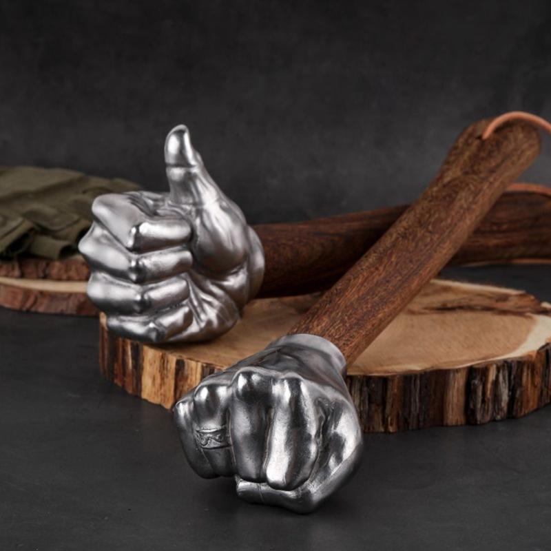Fist Ball Hammer High Carbon Stainless Steel Fist Hammer Outdoor Camping
