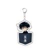 For Anime JJK Fushiguro Megumi Gojo Satoru Zenin Mai Nanami Kento Inumaki Toge Acrylic KeyChain Backpack Accessories Gift