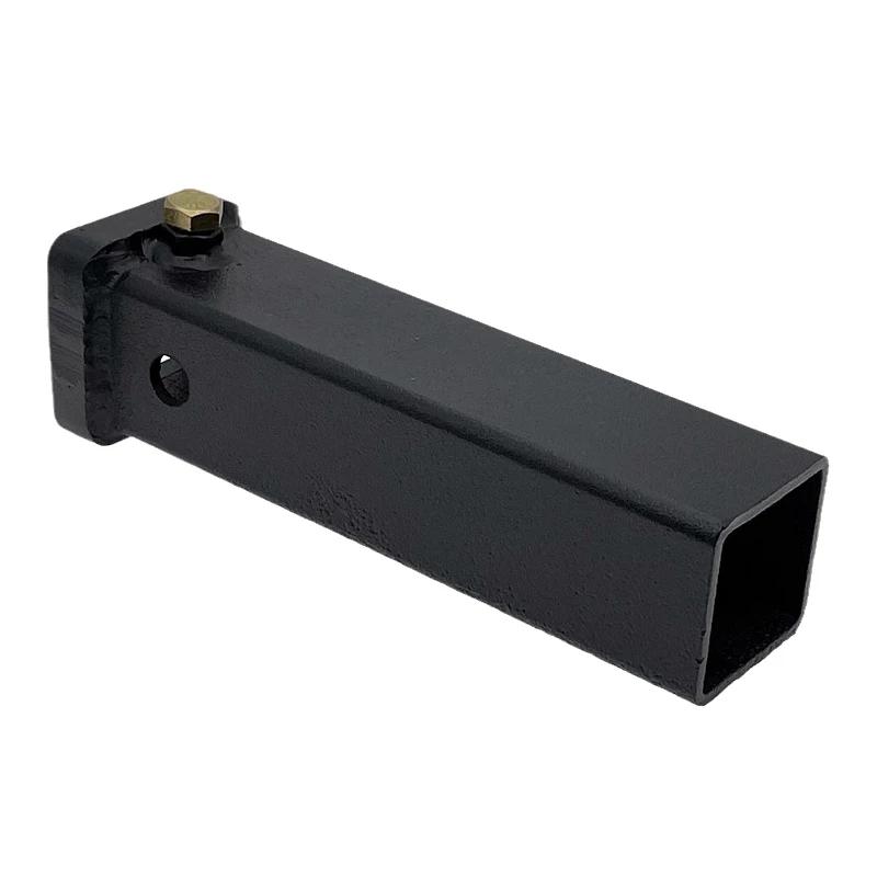 1PC Weld On 2" Trailer Hitch Receiver Tubing 10" Long Towbar Mount RV Parts For Truck Camper Accessories Caravan Components