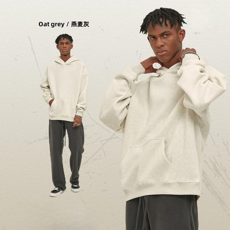 EastRogue New Loose-fitting 350g Fleece-lined Trendy Hoodie for Men, Oversized and Thickened with A Hood.