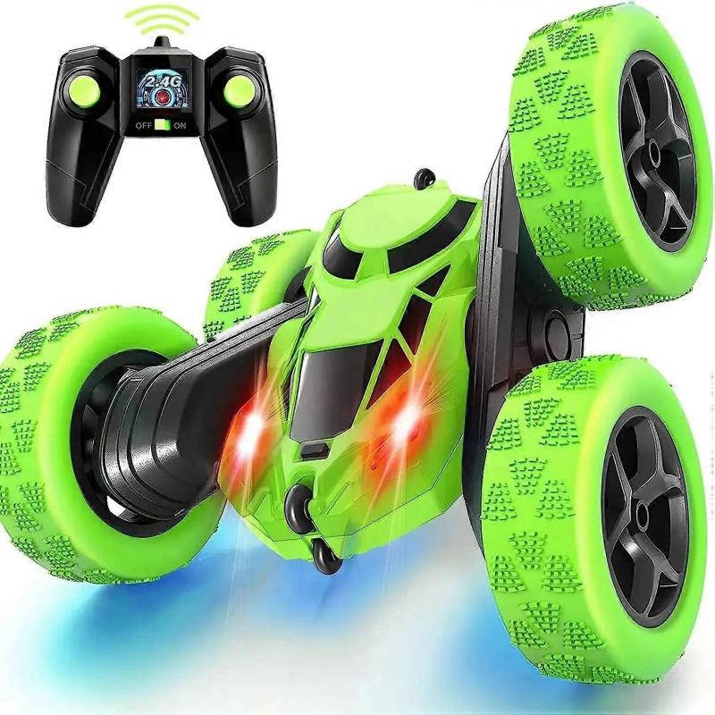 RC Stunt Car Children Double-sided Flip 2.4G Remote Control 360 Degree Rotation Off Road Drift RC Car Prese