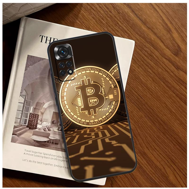 Bitcoin Case For Xiaomi Redmi Note 14 9 10 11 12 13 15 Pro Plus Cover For Redmi 15 C 14C 12C 10C 13C