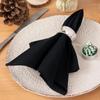 10PCS 30X45CM 100% Cotton Cloth Napkins  Napkin Reusable Weddings Party Baby Shower Christmas Table Decor Retro Napkins Reusable