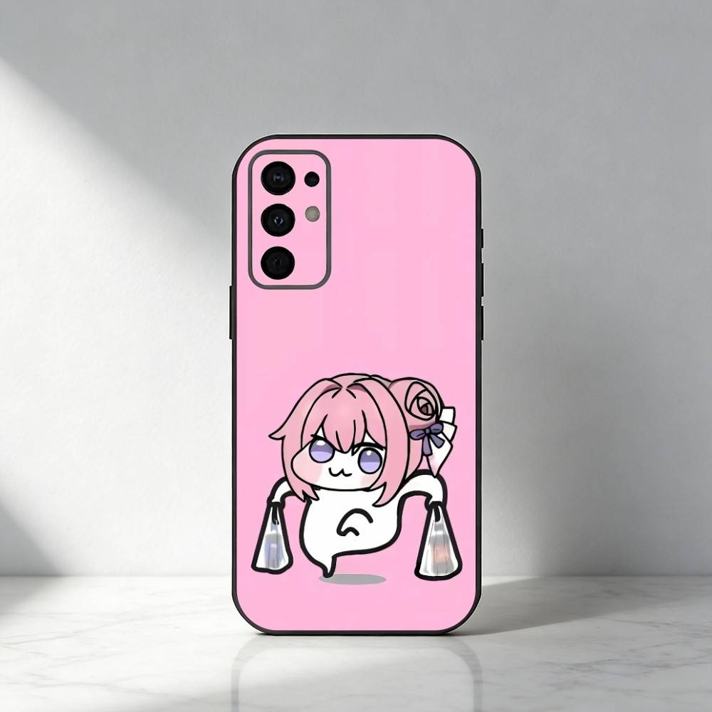 

Q-Version D-Dorothy Doro Phone Case For Samsung S25,S24,S21,S22,S23,S30,Ultra,S20,Plus,Fe,Note,5G Black Cover Samsung S24
