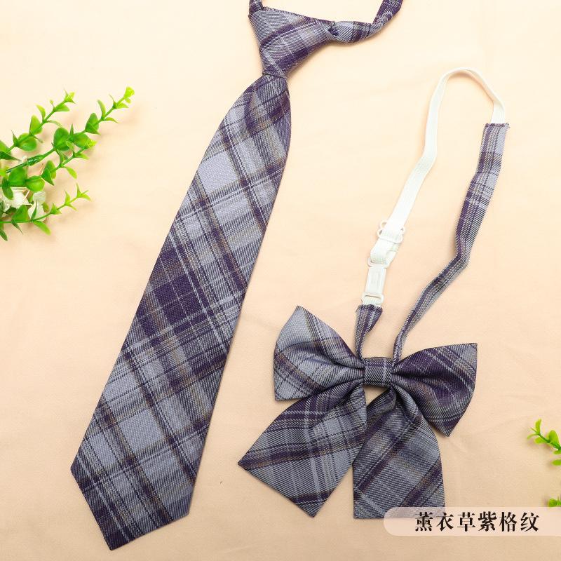 

Jk Uniform Accessories, No-Tie Necktie Set, Flat-Angle Bow Tie, Feather Small Objects, With The New Korean Version Of The College Style