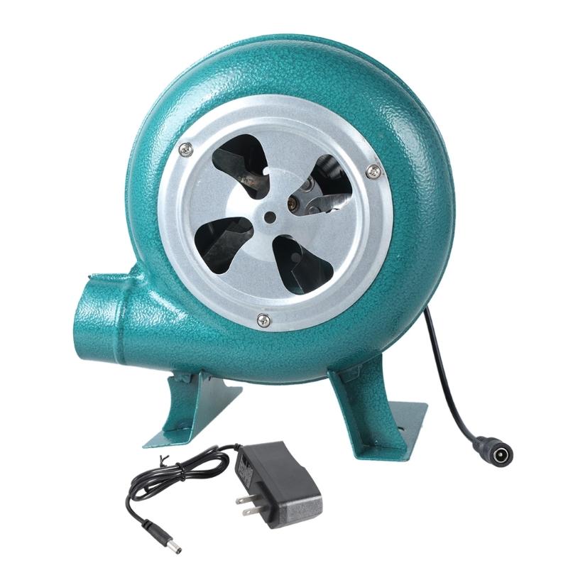 12V 30W/40W/60W/80W Air Blower BBQ Outdoor Travel Portable Motor Blower Tool Multifunction Stove Home Blower for Camping