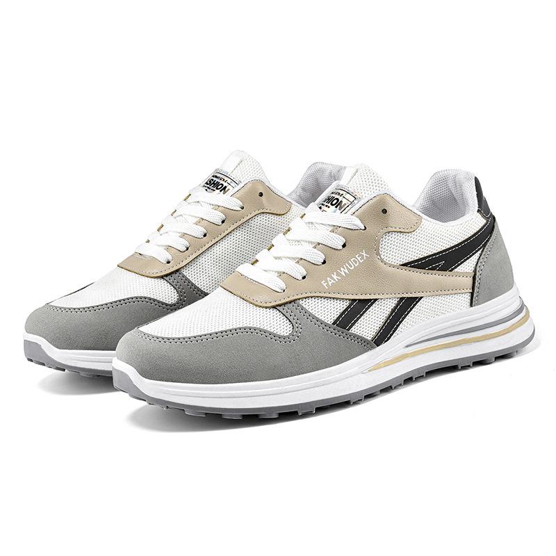 

Мужские и женские кроссовки для сноуборда Новые повседневные кроссовки для любителей бега Летающие тканые дышащие мужские дышащие кроссовки Женская обувь 44 серый