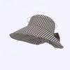 Uv Protection Flannel Ladies Cap With Wide Brim For Sun Sunshade Sunhat Summer